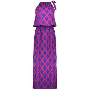 Geisha Jurk Jurk Met Grafische Print 37415 70 Cobalt/fuchsia Dames Maat - S