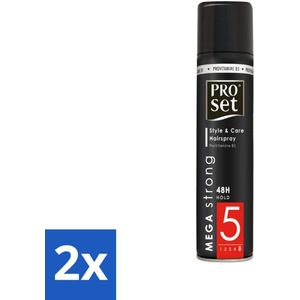 Proset Haarspray Mega Sterk 300 ml - Voordeelverpakking - 2 stuks