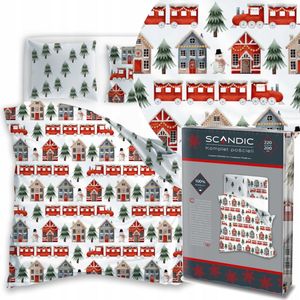 Kerst Dekbedovertrek 220x200cm Katoen 2 Kussenslopen 70x80cm