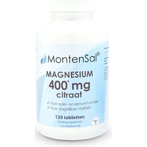 MontenSal - Magnesium Citraat - 200 mg 120 tabletten
