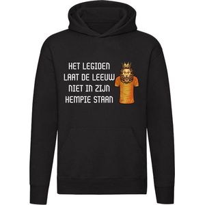 Het legioen laat de leeuw niet in zijn hempie staan Hoodie - nederland - holland - ek - wk - voetbal - unisex - trui - sweater - capuchon