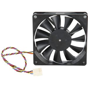 12V 0,50A PWM-koelventilator, 80 mm 5300 tpm dubbele kogellagerkoelventilator, PWM-temperatuurregelkoeler voor pc-behuizing/CPU-koeler