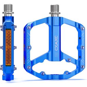 Fietspedalen 9/16 inch CNC-aluminium lichtgewicht antislip reflectoren mountainbike stadsfiets racefiets
