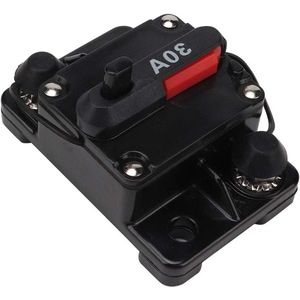 30A Duokon Circuit Breaker Fuse for Car Stereo Audio - Resettable Inline Circuit Breaker | Self-recovering Fuse