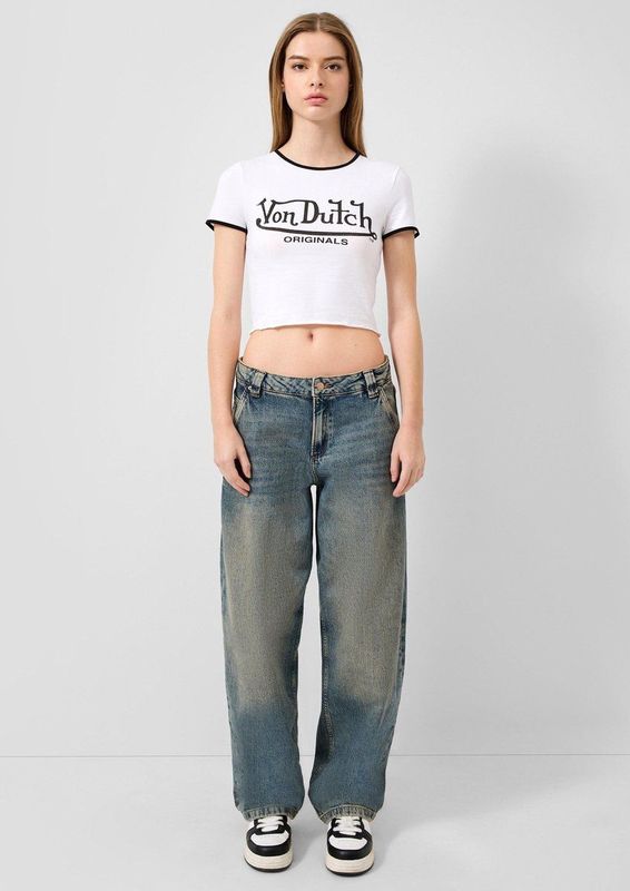 QS x Von Dutch - Jeans - Losse Pasvorm - Wijde Pijp