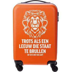 Princess Traveller Bodrum - Handbagagekoffer - Oranje trots leeuw - S - 55 cm
