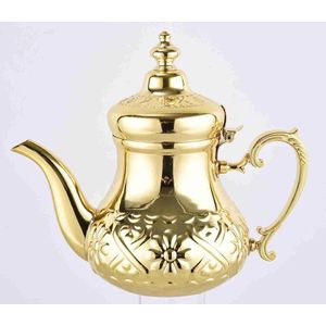 Kadirelli Theepot Goud - 1.2 Liter - Turkse & Marokkaanse Theepotten