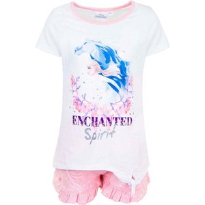 Disney Frozen Pyjama / Shortama- Wit/Roze - Maat 110 / 5 jaar