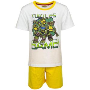 Teenage Mutant Ninja Turtles - Shortama - Geel - Maat 98
