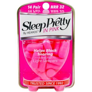 Hearos - Ear Plugs - Sleep Pretty in Pink - 14 Pair Roze