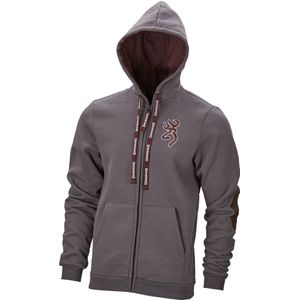 BROWNING Trui - Heren - Snapshot - Met warme pocket - Sweater, hoodie met capuchon - Voor jacht - Ashgrey - L