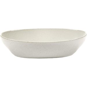 Uncharted - serveerschaal - Off White - ovaal 23x12