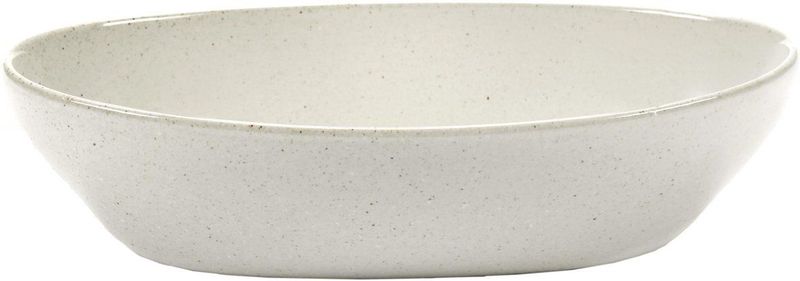 Uncharted - serveerschaal - Off White - ovaal 23x12