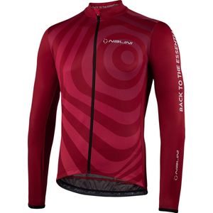 Nalini - LSCOFFEEJERSEY - Fietsshirt - Rood - Lange Mouwen