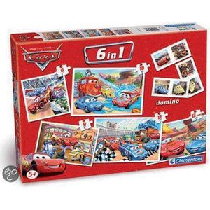 Cars Puzzelbox 6 in 1