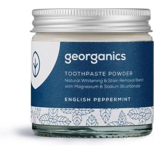 georganics - Natural Toothpowder - Pepermunt - 60 ml