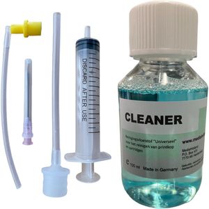 Canon en HP Printkop Onderhoud Set - Printer Cleaning Kit - Incl. Printkopreiniger Vloeistof - 100 ml