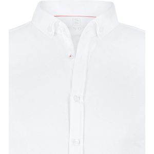 Desoto - Overhemd Korte Mouw Wit - Heren - Maat M - Slim-fit