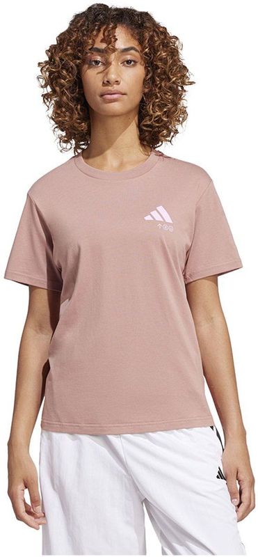 Lounge - Verbiage Graphic Tee - T-shirt - Pink