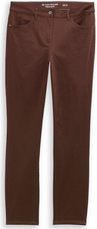 TOM TAILOR Damesbroek, 27506 - Dark Pecan Brown, 32W / 32L