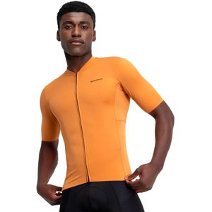 Siroko M6r Apricot Korte Mouw Wielertrui Oranje L Man