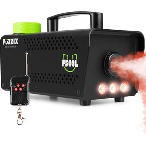 Rookmachine met LED Lichteffect - Fuzzix F503 - 3x RGB LEDS - Rookmachine met draadloze afstandsbediening