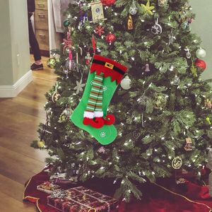 sets rustieke kerstversieringen Kerstsokken