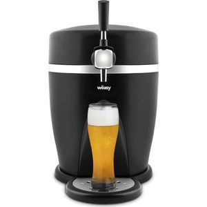 Nueva Vida - Biertap - Thuistap - Beertender - 5 Liter - Geschikt Voor Biervaten 5 Liter - 3 tot 6° - Geïntegreerd Koelsysteem - Zwart
