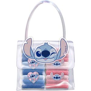 Disney Stitch - Tasje met 12 haarelastieken