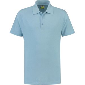Lemon & Soda heren polo in de maat S in de kleur light indigo.