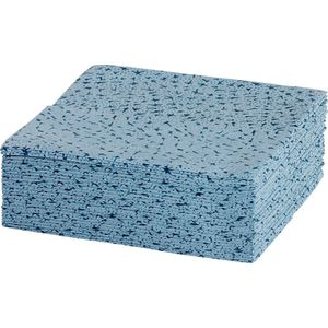 WIPEX®-STAR poetsdoeken, herbruikbaar, Z-vouw, extreem absorberend, uitwringbaar, doekgrootte ca. 300 x 380 mm, polypropyleen, blauw, 20 x 25 doeken