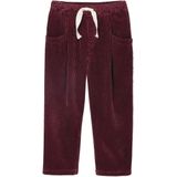 Ribfluweel - Meisjesbroek - Bordeauxrood - Losse Pasvorm