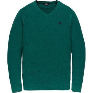 Trui Vanguard groen v-hals