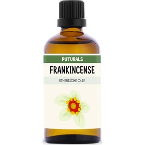 Puturals Frankincense Olie 100% Biologisch - 100ml - Puur en Vegan - Frankincense Etherische Olie voor Huid, Haar en Aromatherapie