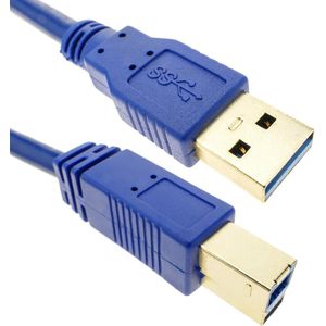 BeMatik - Super Cable USB 3.0 A mannelijk naar B mannelijk 3m