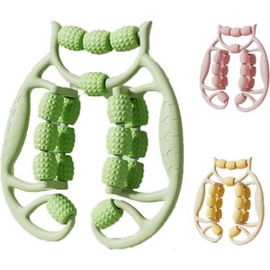 Massager - Diepe weefselmassageroller - Voor benen, dijen en rug - Cellulitis- en spierontspanner - Professionele ronde massager - Voor thuisfitness en spierherstel - Groen