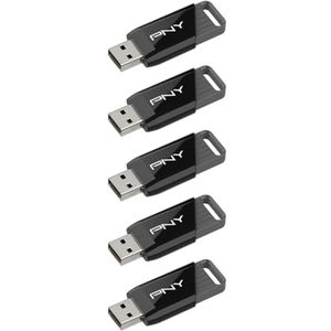 64GB USB 3.2 Gen 1 Flash Drive - 5-pack met hoge snelheid en betrouwbare prestaties