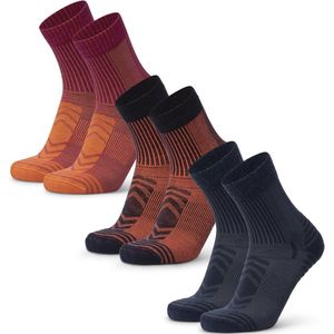 DANISH ENDURANCE Hiking Socks, Lightweight Merino Wool Summer Hiking Socks, Anti-Blister & Sweat Wicking, for Men & Women, Unisex, 3 or 5 Pairs