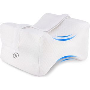 Equivera kniekussen voor in bed - kniekussen - beenkussen - kniekussen voor in bed zijslapers - kniekussen orthopedisch - kniekussen traagschuim