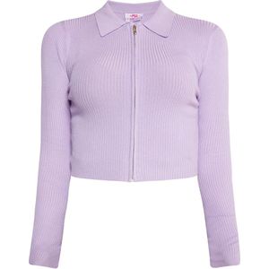 MYMO - Keepsudry - Gebreid Vest - Lichtlila