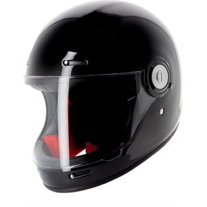 Helstons Naked Full Face Carbon Black Brillant S - Maat S - Helm