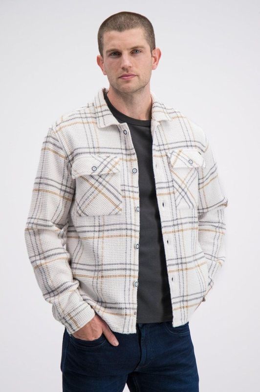 Gabbiano Overhemd Trenta 336236 5002 Ivory Bone Mannen Maat - M