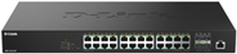 D-Link DMS-1250-28P/E netwerk-switch Managed L2 2.5G Ethernet (100/1000/2500) Power over Ethernet (PoE) Zwart