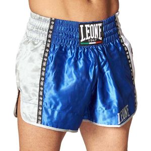 Leone1947 - Training Boksbroek - Blauw - Satijn