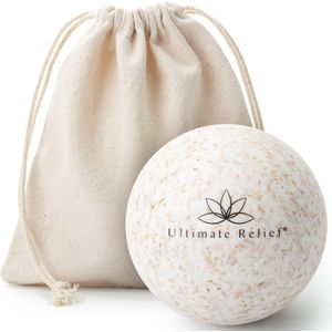 ULTIMATE RELIEF® - Organic Massage Bal - Lacrosse bal - Massage roller voor Zelfmassage, Fascia training + Triggerpoint therapie