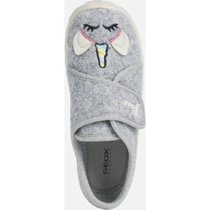 Geox Kinderen Huisschoenen Slippers Grijs Meisjes Style: J26FPB Maat 34