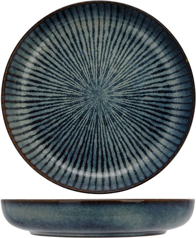 Cosy & Trendy - Diepe Borden - Atlantis Stripe - Ø 24 cm - Set van 4