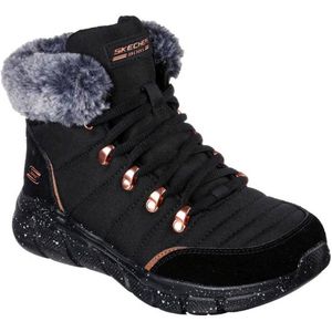 SKECHERS BOBS B FLEX Dames Trekkinglaarzen - Waterbestendig, Gevoerd, Comfort Foam, Maat 37.5 - Jolly Darling Zwart