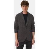 camel active 2-knoops colbert in katoenmix - Maat menswear-48 - Zwart