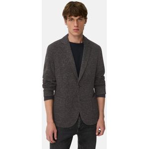 camel active 2-knoops colbert in katoenmix - Maat menswear-48 - Zwart